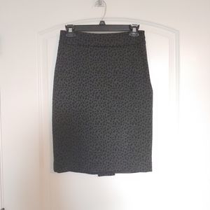 Cheetah Print Pencil Skirt